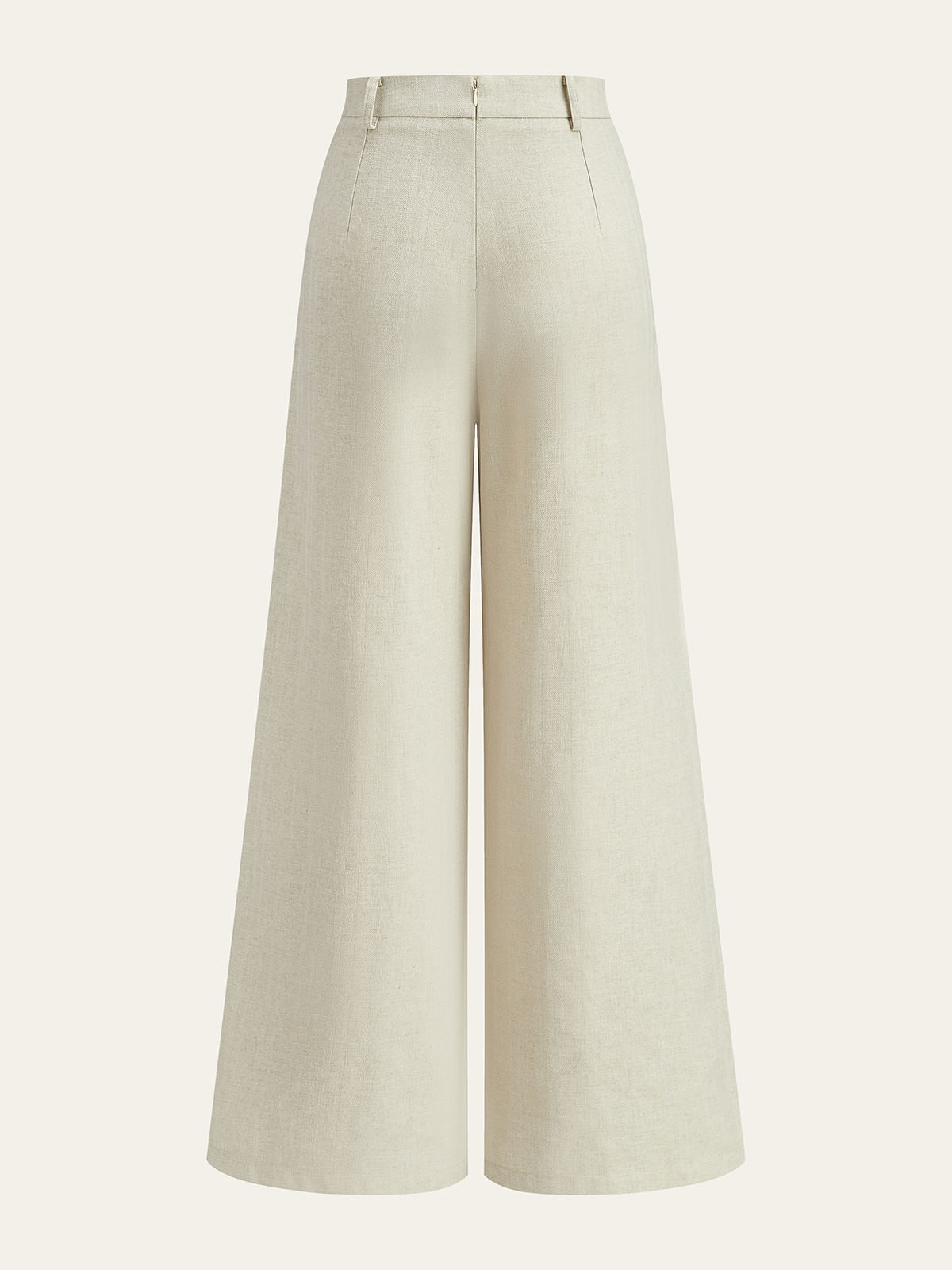 Cotton Linen Wrap Top & Pleated Pants Set