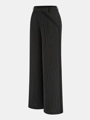 Pinstripe Halter Top & Wide Leg Pants Set