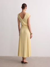 Ribbed Knit Maxi Skirt