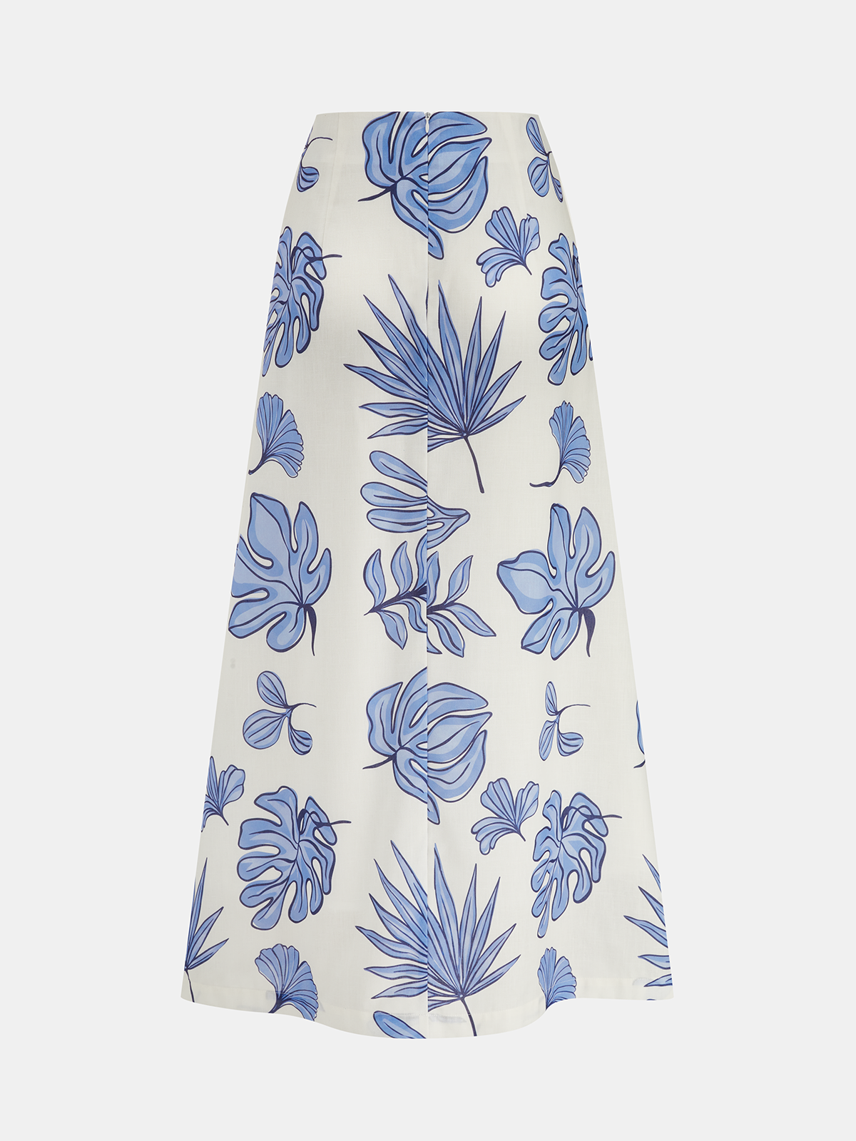 Strapless Printed Top & Maxi Skirt Set