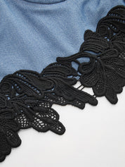 Lace Trim Cropped Cami Top