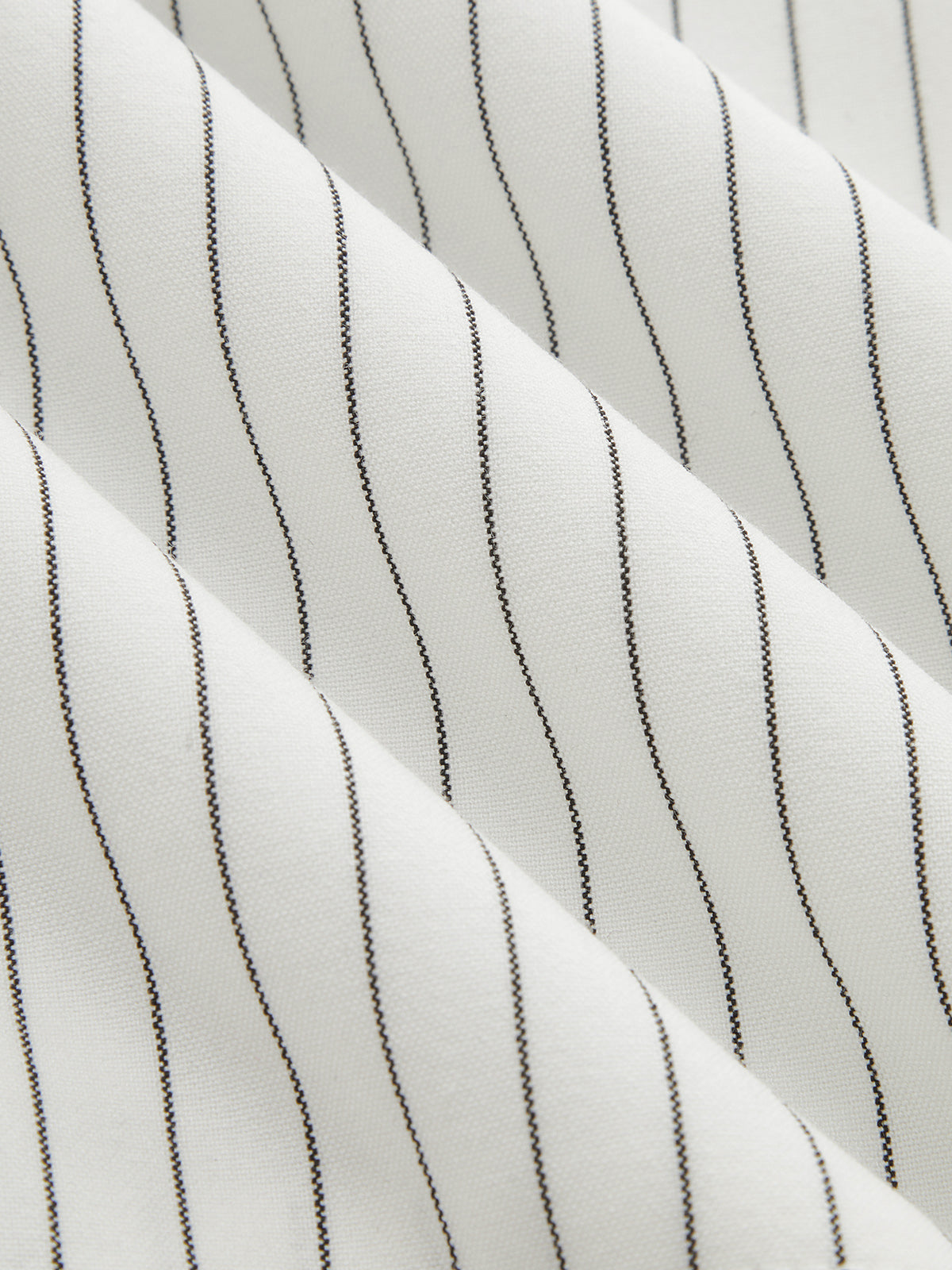 Pinstripe Asymmetric Button Vest & Shorts Set