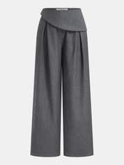 Asymmetrical Halter Crop Top & Pants Set