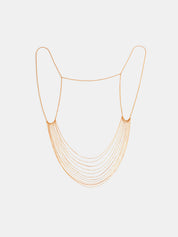 Multi Layer Draped Back Body Chain