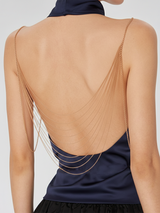 Multi Layer Draped Back Body Chain