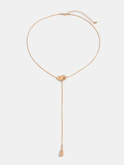 Minimalist Irregular Lariat Necklace