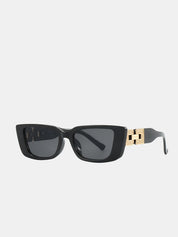 Metal Decor Cat-Eye Sunglasses