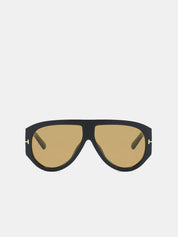 Trendy Oversized Shield Sunglasses