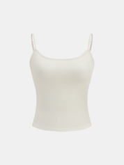 Camisole & Loose Asymmetric Blouse Two-Piece Set