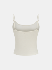 Camisole & Loose Asymmetric Blouse Two-Piece Set
