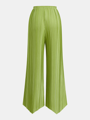 Pleated Halter Crop Top & Pants Set