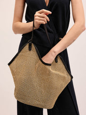 Straw Woven Large Capacity Hobo Tote Bag