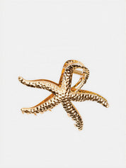 Large Starfish Metal Hair Claw