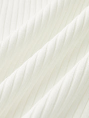 Contrast Trim Button Front Knit Maxi Dress