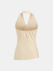 Cotton Linen Decorative Halter Tops