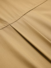 Utility Shirt & Buckle Pleated Mini Skort Set