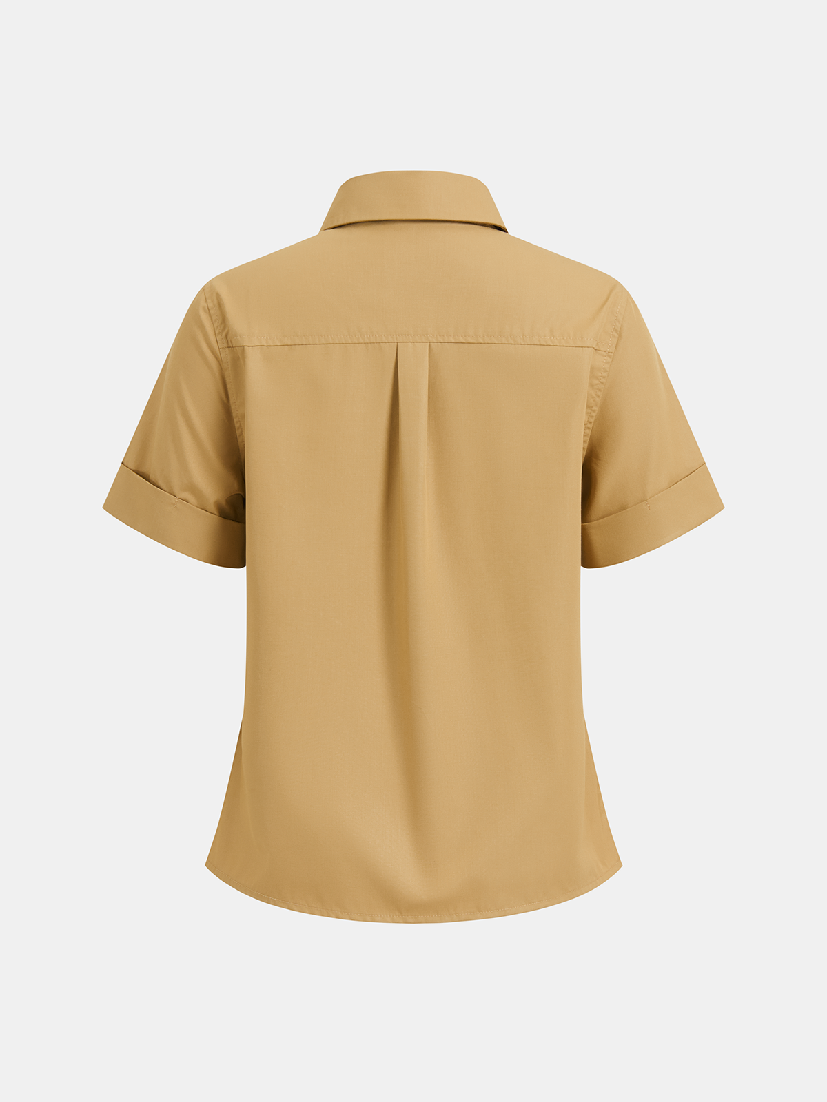Utility Shirt & Buckle Pleated Mini Skort Set
