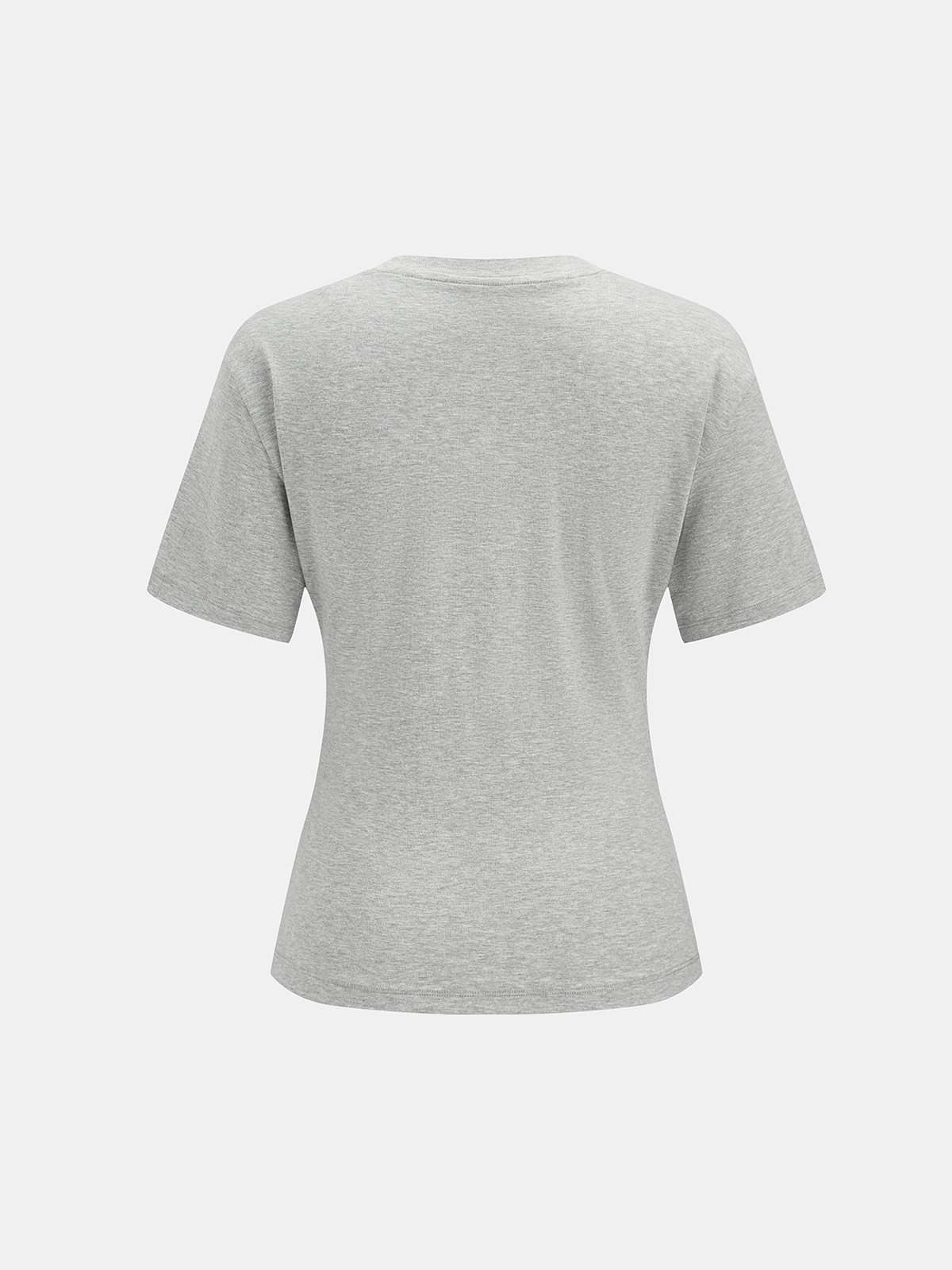 Slim-Fit Crew Neck Short Sleeve Top