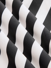 Halter Striped Backless Maxi Dress