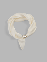 Pearl Magnetic Closure Solid Scarf