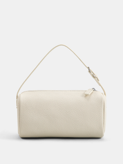 Genuine Leather Cylindrical Shoulder Bag