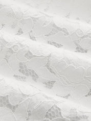 Lace Frog Button Halter Top