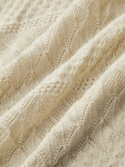 Openwork Knit Maxi Skirt