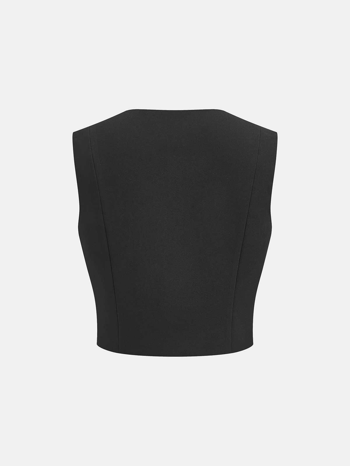Metal Button Sleeveless Top & Pants Set