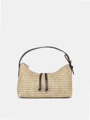 Straw Woven Hobo Handbag