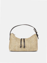 Straw Woven Hobo Handbag