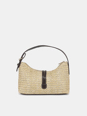 Straw Woven Hobo Handbag