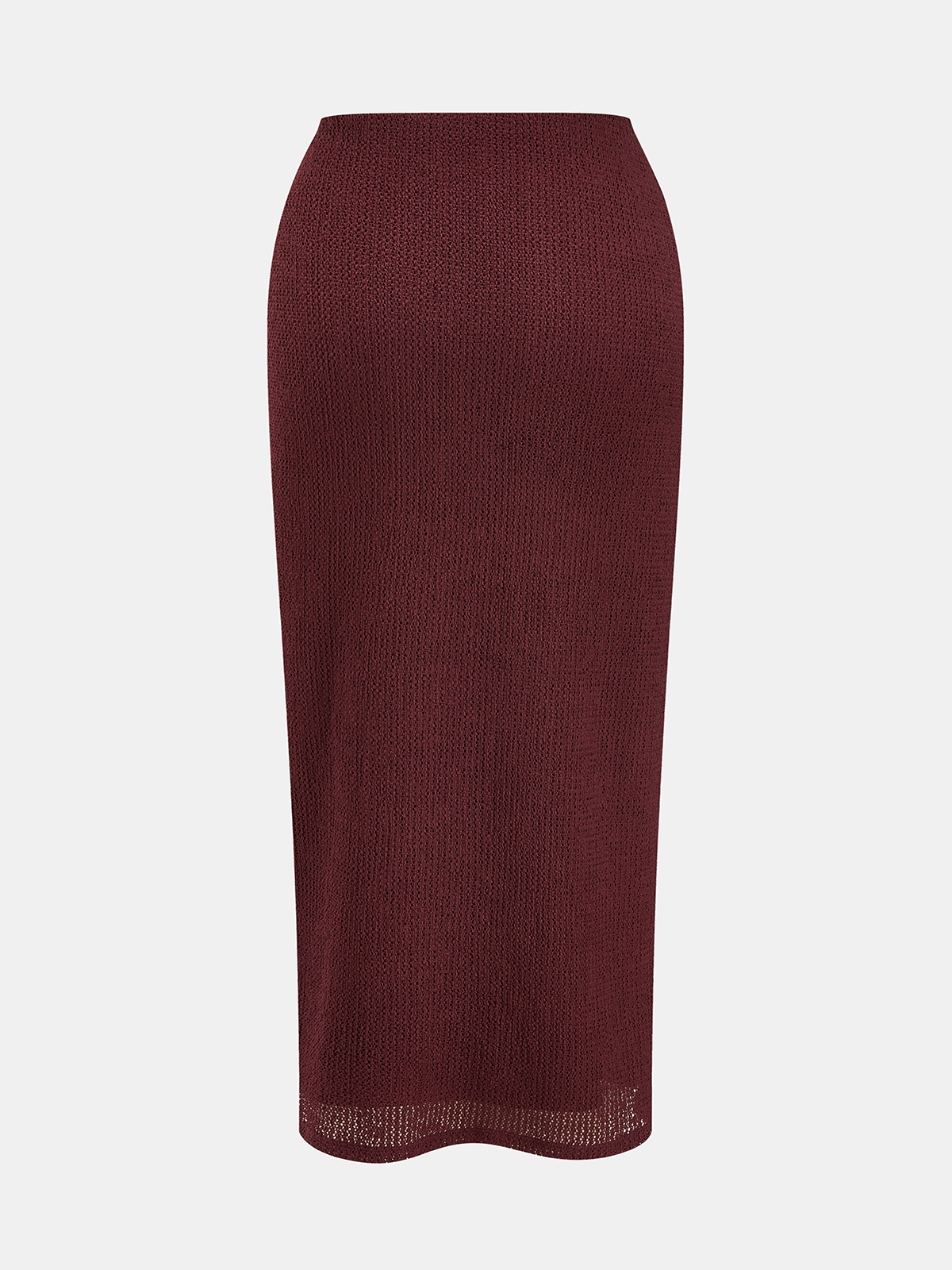 Textured One-Shoulder Top & Midi Skirt Set