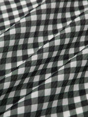 Lace Trim Gingham Scarf