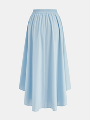 V-Neck Cap Sleeve Top & Drawstring Skirt Set
