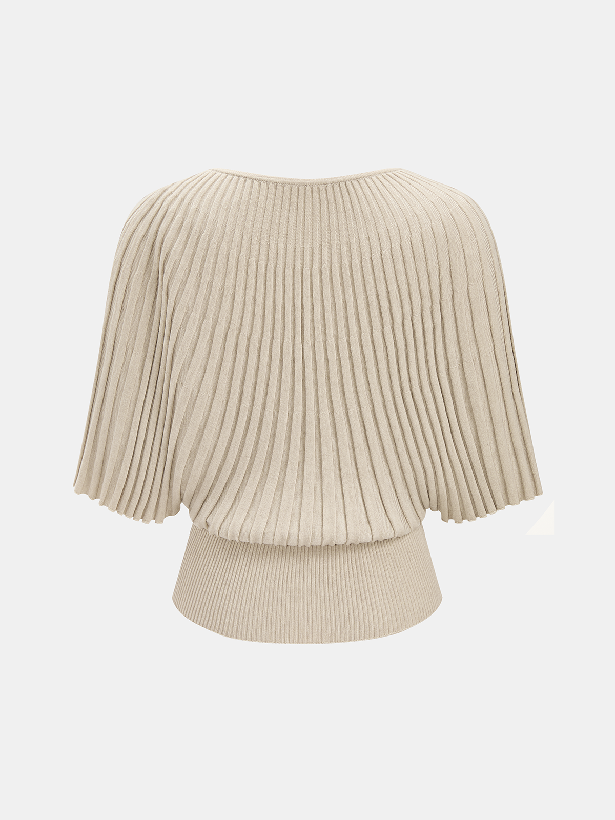 Ribbed Wool Blend Buttoned Cardigan