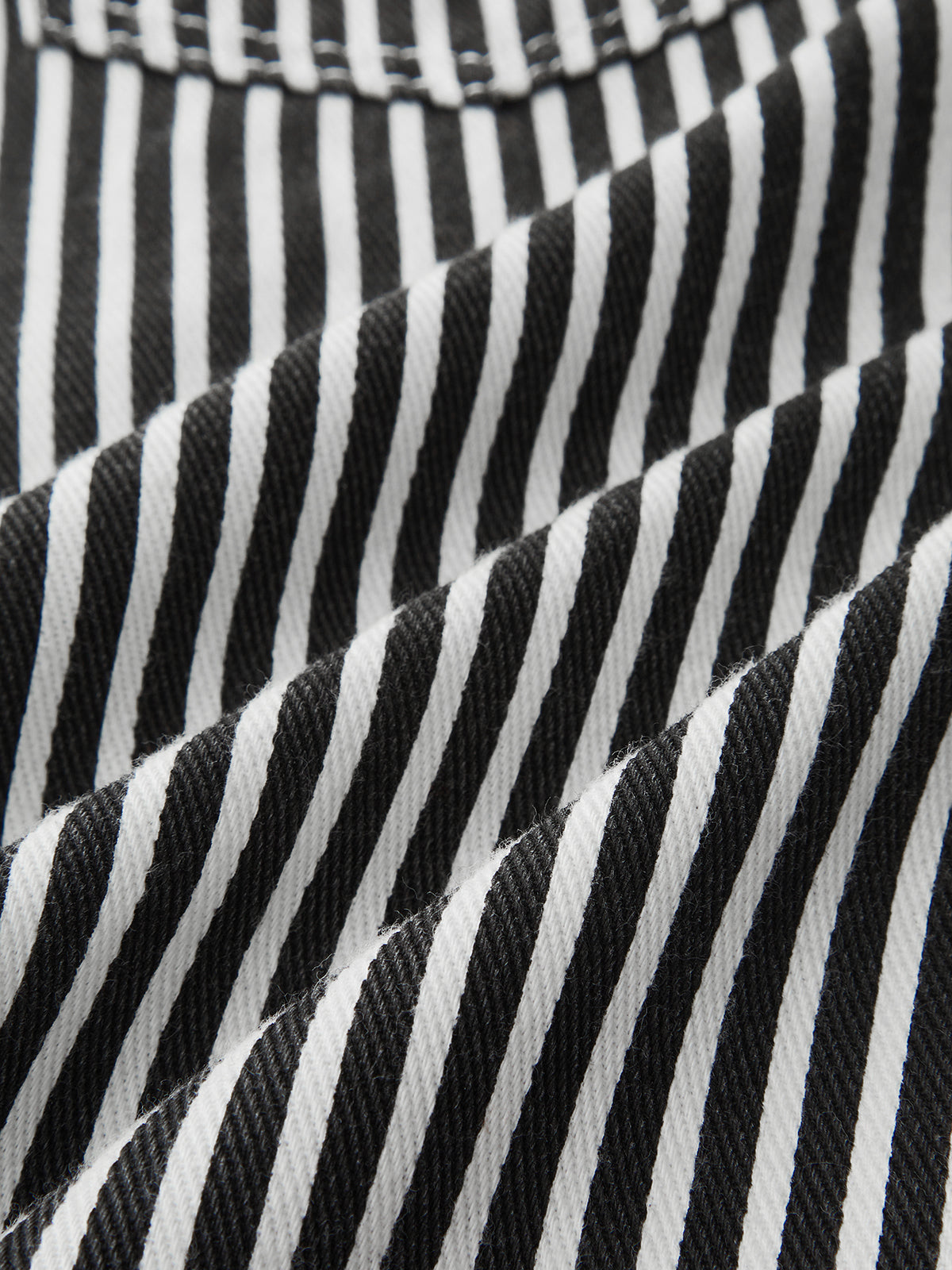 Striped Patchwork Drawstring Barrel Pants
