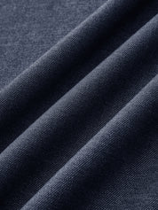 Halter Belted Collared Denim Maxi Dress