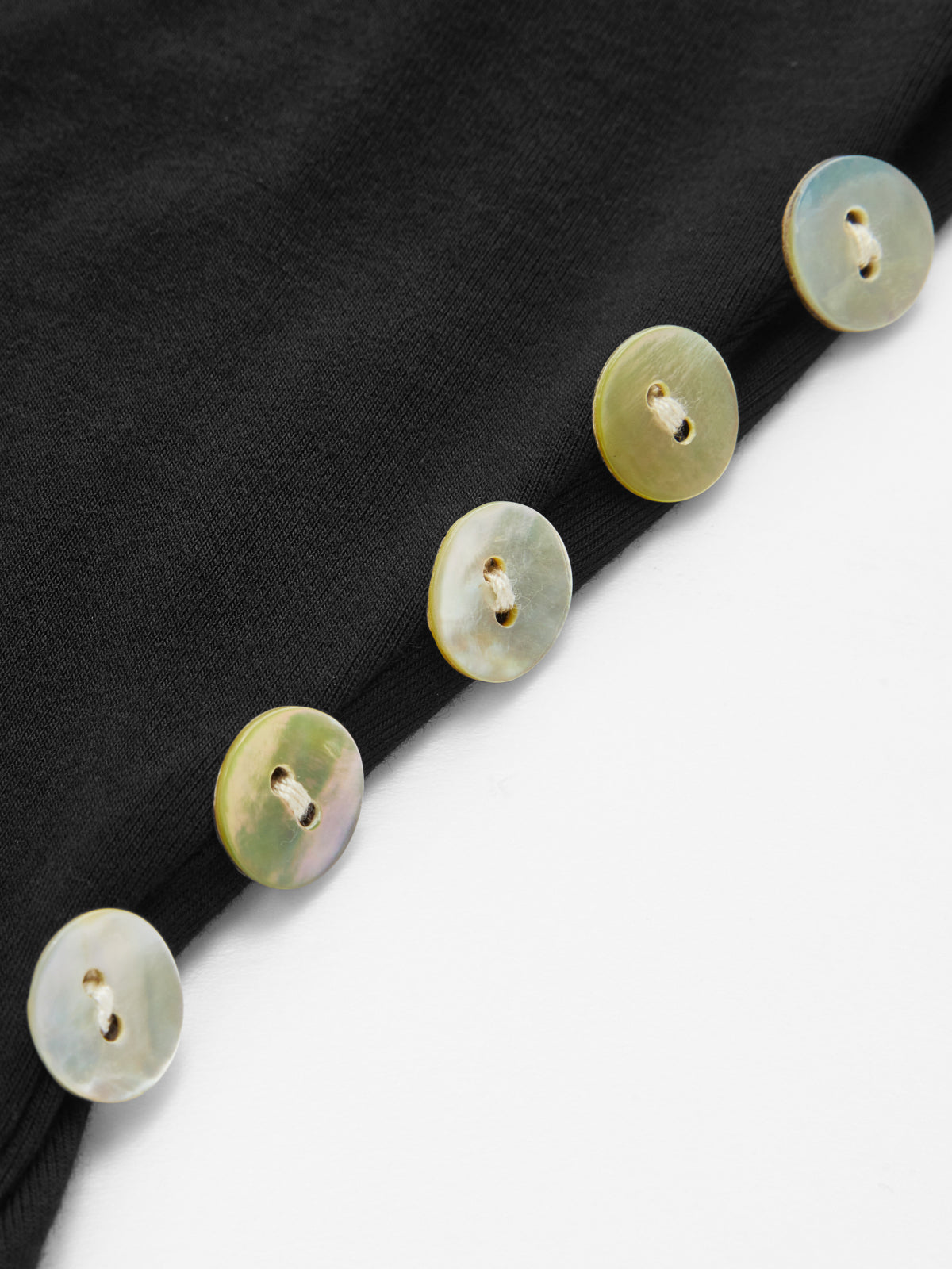 Side Button Asymmetric Ruched Fitted Top