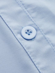 Eyelet Embroidery Buttoned Belted Midi Dress