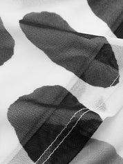 High Stretch Polka Dot Mesh Maxi Dress
