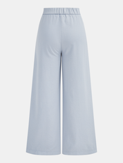 Tie-Waist Top & Wide-Leg Pants Set