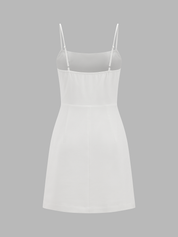 Cape Overlay Cami Mini Dress Two Piece Set