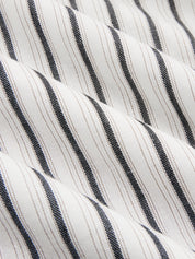 Striped Cotton Buttoned Maxi Dress