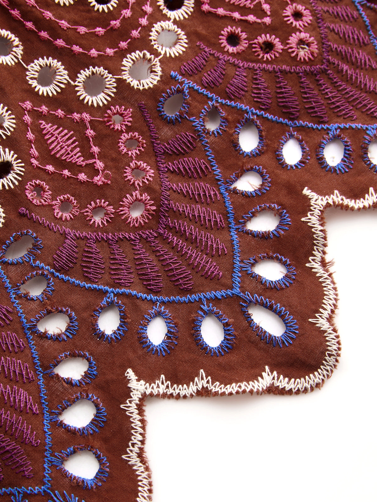 Eyelet Embroidered Top & Midi Skirt Set