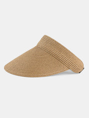 Straw Woven Adjustable Visor Hat