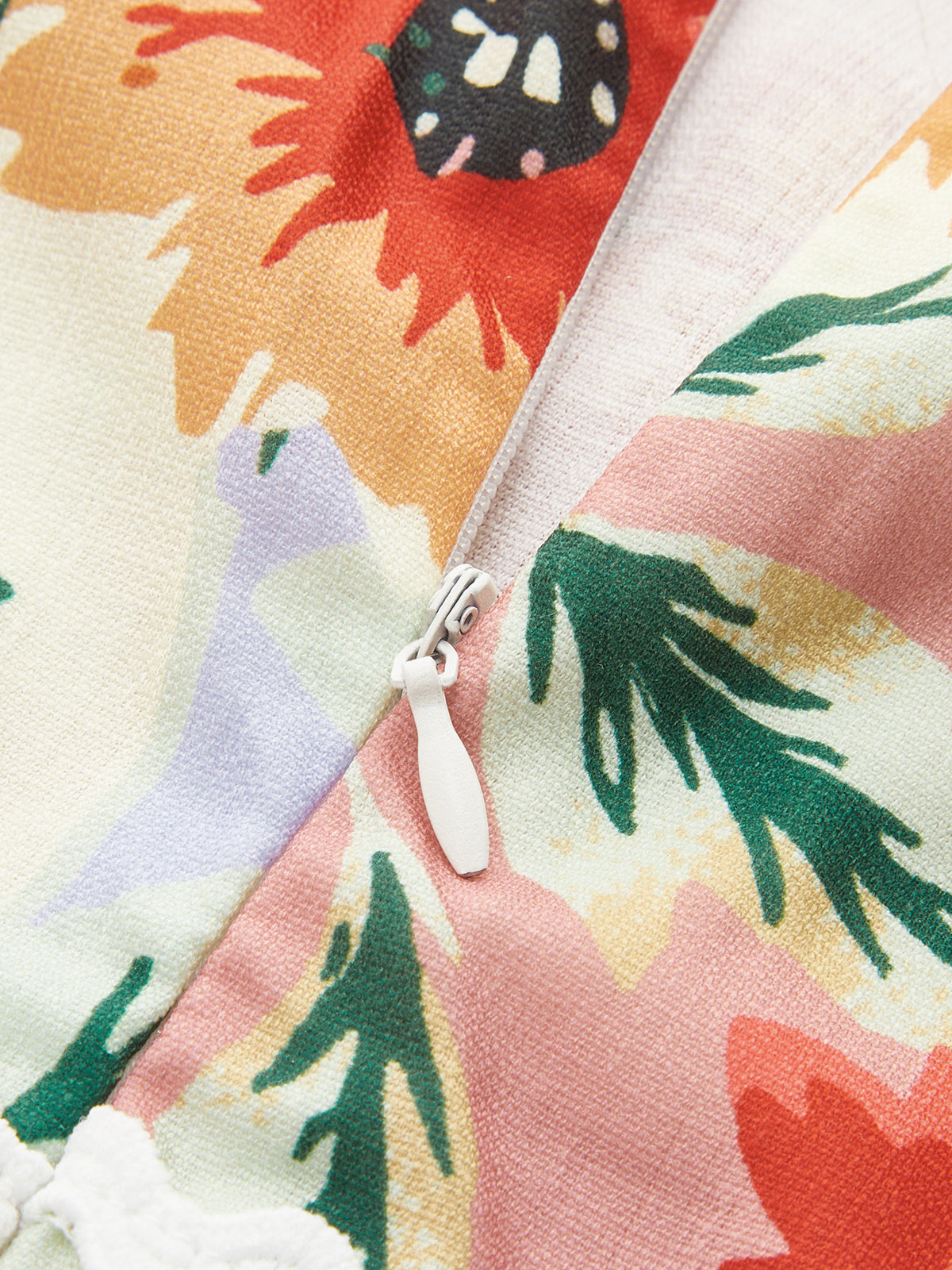 Sleeveless Floral Print Backless Maxi Dress