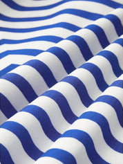 Chevron Stripe Cami Crop Top & Skirt Set
