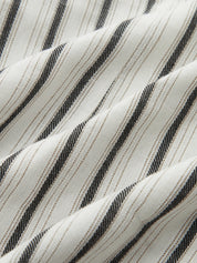 Striped Cotton Crisscross Halter Top