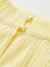 Pleated Layered Ruffle Halter Tank Top