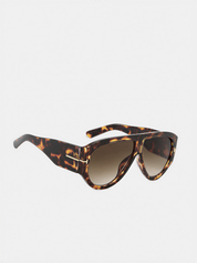 Trendy Oversized Shield Sunglasses